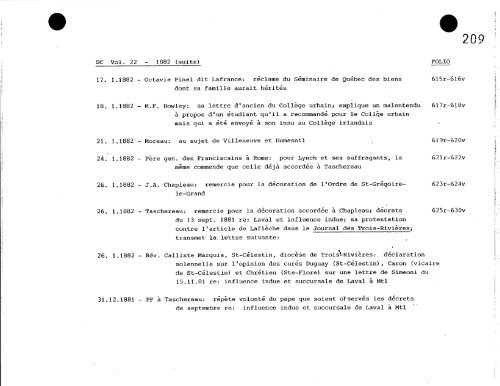 ARCHIVES PUBLIQUES DU CANADA DIVISION DES ...