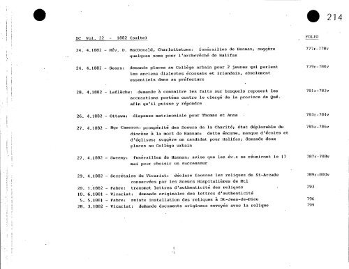 ARCHIVES PUBLIQUES DU CANADA DIVISION DES ...