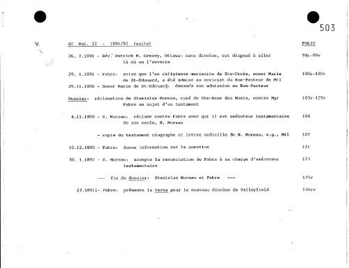 ARCHIVES PUBLIQUES DU CANADA DIVISION DES ...