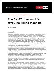 The AK-47: the world's favourite killing machine - Amnesty ...