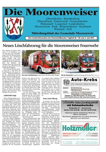 Neues Löschfahrzeug für die Moorenweiser Feuerwehr - Gemeinde ...