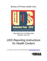 Program Assistance Letter Bureau Of Primary Health Care Hrsa