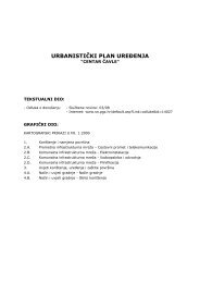 Odluka o UrbanistiÄkom planu ureÄenja centar Äavle - zavod pgz