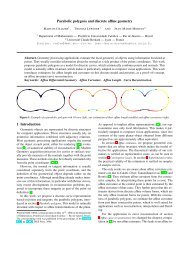 Parabolic polygons and discrete affine geometry - PUC-Rio