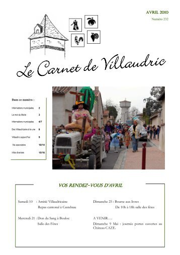 carnet avril 2010.pub - Villaudric