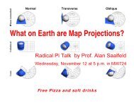 What on Earth are Map Projections?