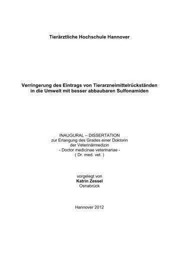 TiHo Bibliothek elib - Tierärztliche Hochschule Hannover