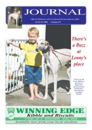 Kibble and Biscuits - Greyhound-Data