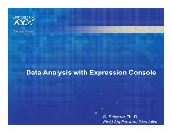 Data Analysis with EC - VHIR