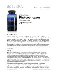 Women Phytoestrogen - dōTERRA - Essential Oils