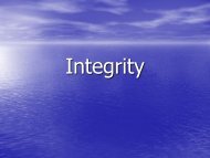 Integrity assembly