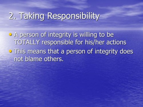 Integrity assembly