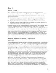 Writing a chart note - HHC Ethics Network