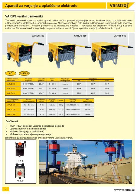 KATALOG Varilni aparati - Varstroj