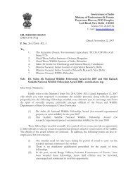 Government of India Ministry of Environment & Forests Paryavaran ...