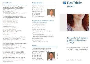 Informationsbroschüre für Patienten und Angehörige