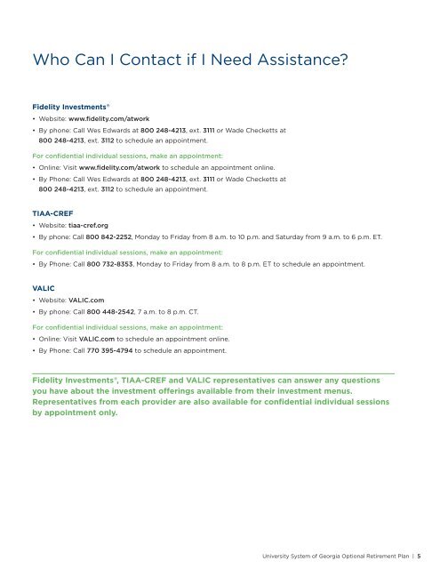 The University System of Georgia ORP Transition Guide