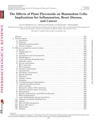 The Effects of Plant Flavonoids on Mammalian Cells: Implications for ...