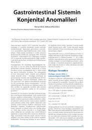Gastrointestinal Sistemin Konjenital Anomalileri Berna OĞUZ ...
