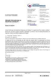 Aktuelle Informationen zu Disulfiram (Antabus® ) - cra-kongress.de