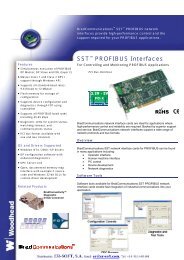 SSTâ¢ PROFIBUS Interfaces - ER-Soft
