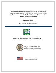 Informe Final Campañas Registros Bordos San Pedro Sula