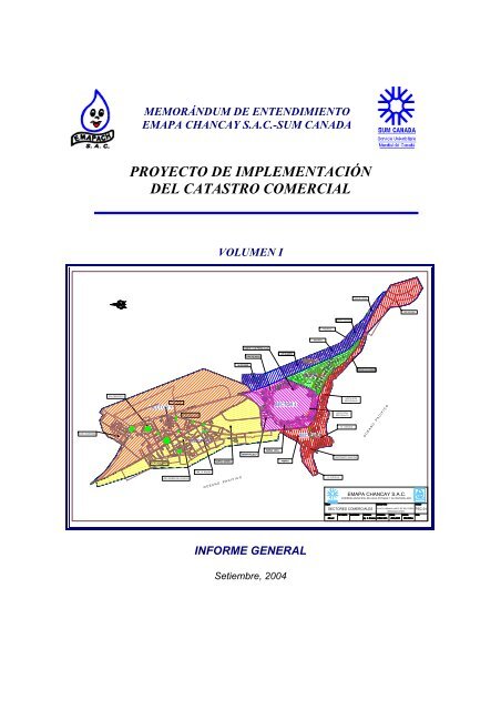 PROYECTO DE IMPLEMENTACIÃN DEL CATASTRO COMERCIAL