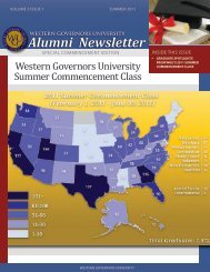 Alumni Newsletter - WGU Alumni Community - Western Governors ...