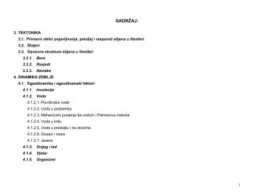 InÅ¾enjerska geologija IIIA dio