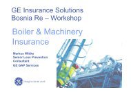 Boiler & Machinery Insurance - Bosna RE