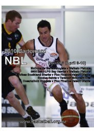 2010 Bartercard NBL Media Guide (Round Six) - Basketball New ...