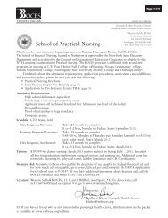 School of Practical Nursing - Western Suffolk Boces