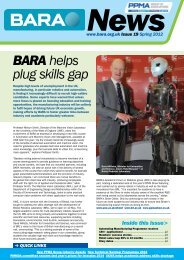 BARA helps plug skills gap - British Automation & Robot Association