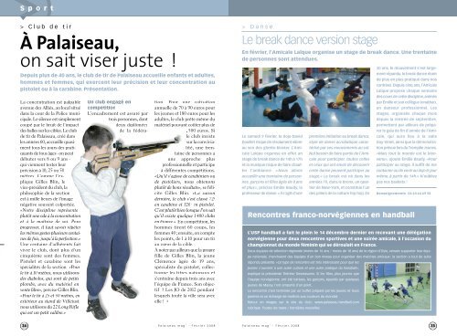 Palaiseau Mag nÂ°122 - FÃ©vrier 2008 - Ville de Palaiseau