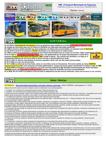 TMF - Empresas Autobuses Líneas