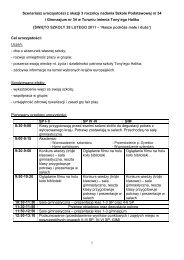 1 Scenariusz uroczystoÅci z okazji 3 rocznicy nadania Szkole ...