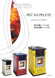 PEĆ NA PELETE - Senko