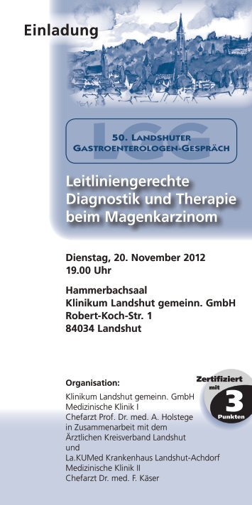 Leitliniengerechte Diagnostik und Therapie beim Magenkarzinom