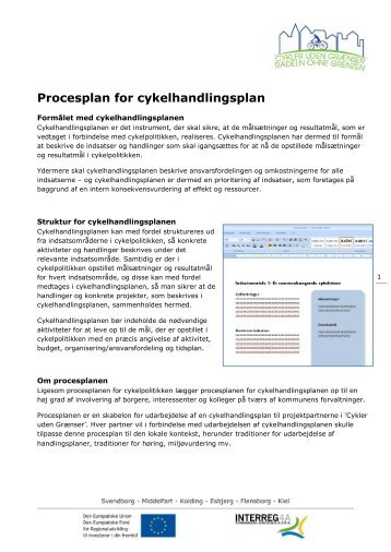 Procesplan for cykelhandlingsplan - Cykler uden grænser