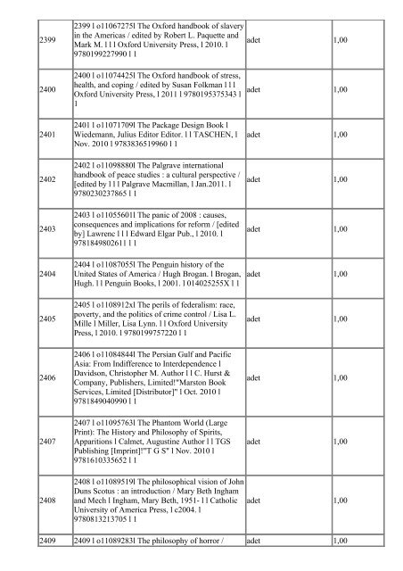 2.820 adet yabancÄ± dilde kitap mal alÄ±mÄ± idari ... - METU Library