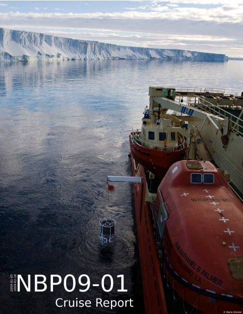 NBP09-01 Cruise Report - British Oceanographic Data Centre