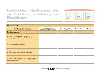 Checkliste zum Aufbau eines GeschÃ¤ftsfelds - Ita.pagimo.de