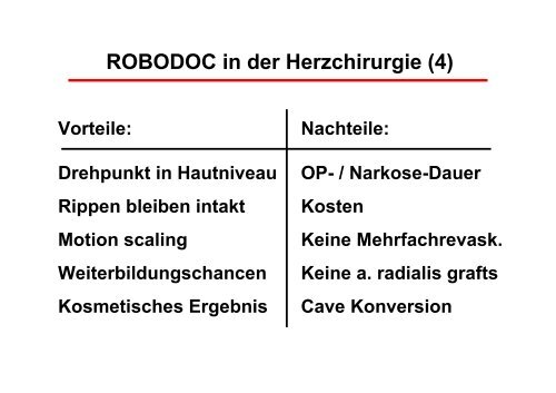 Operationstechniken - Prof. Wendt