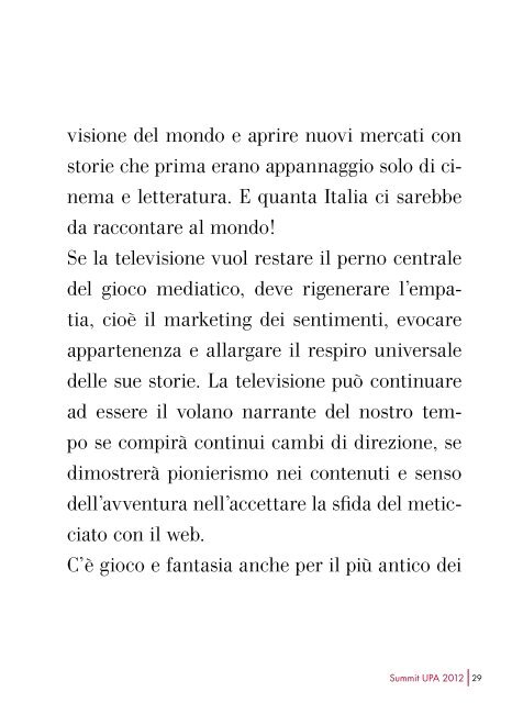 Relazione del Presidente Lorenzo Sassoli de Bianchi - Upa