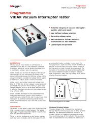 Programma VIDAR Vacuum Interrupter Tester - Surgetek