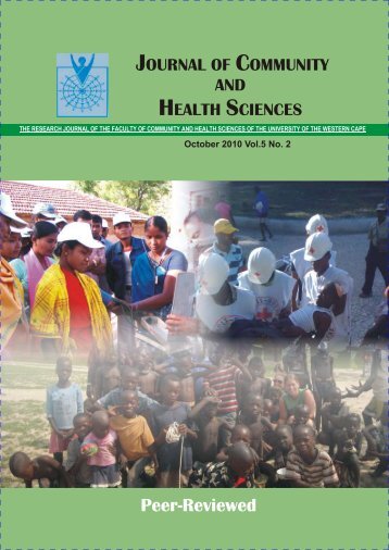 The Journal of C om munity and Health Sciences - University of the ...