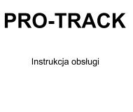 PRO-TRACK â instrukcja obsÂ³ugi - Larsen & Brusgaard