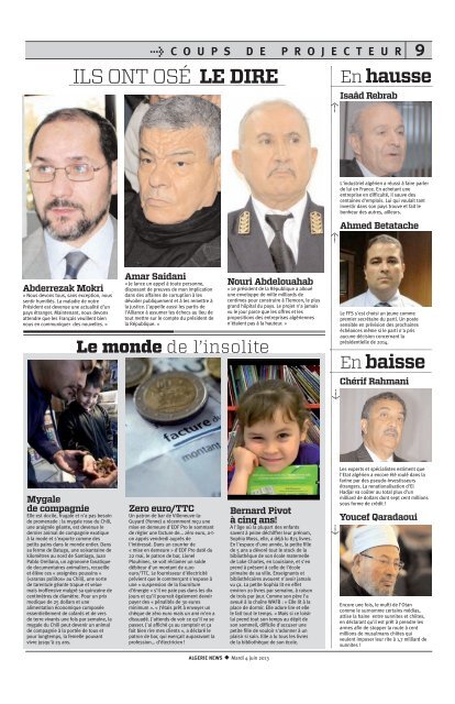 Fr-04-06-2013 - Algérie news quotidien national d'information