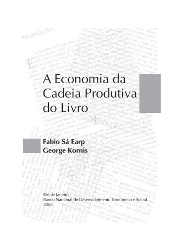 A Economia da Cadeia Produtiva do Livro - Instituto de Economia ...