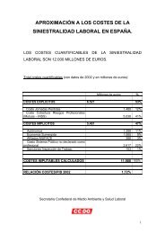 aproximación a los costes de la siniestralidad laboral en españa.